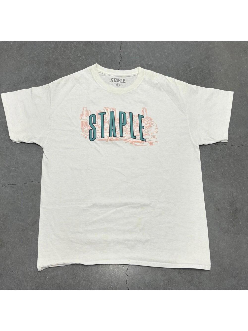 Staple Logo White T Shirt
